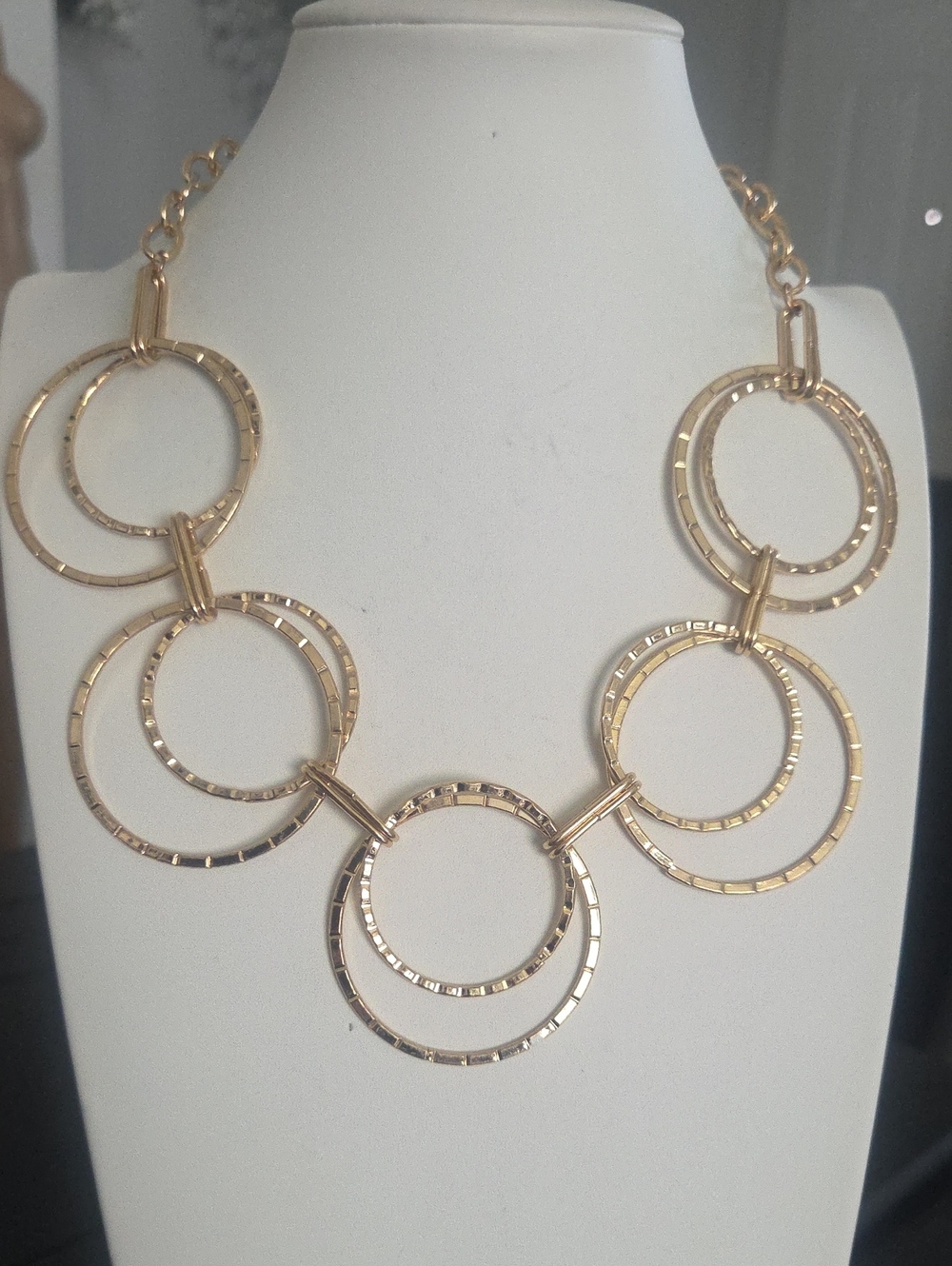 Paparazzi Gold Ring Necklace NWT